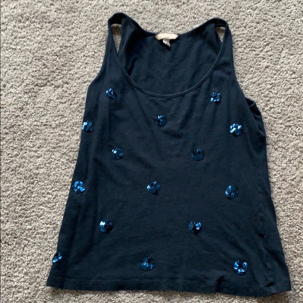 Blue tank top